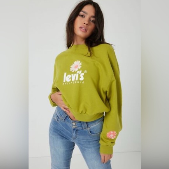 Levi's Tops - LEVI’S | Split Pea | Vintage | Crew |Lightweight | Sweatshirt | Size 1X